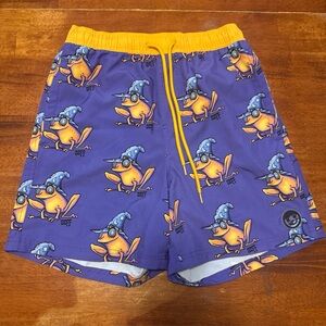 NEFF MENS FROG MAGIC GRAPHIC SWIM SHORTS SIZE Medium